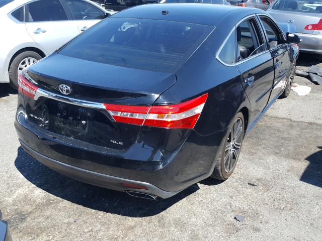 4T1BK1EB7FU149912 - 2015 TOYOTA AVALON XLE BLACK photo 4