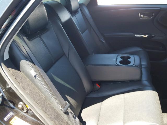 4T1BK1EB7FU149912 - 2015 TOYOTA AVALON XLE BLACK photo 6