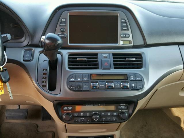 5FNRL38876B021349 - 2006 HONDA ODYSSEY TO WHITE photo 9