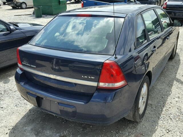 1G1ZT64885F161596 - 2005 CHEVROLET MALIBU MAX 蓝色 照片 4