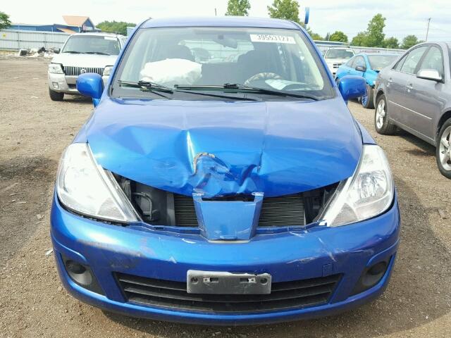 3N1BC13E59L454759 - 2009 NISSAN VERSA S BLUE photo 9