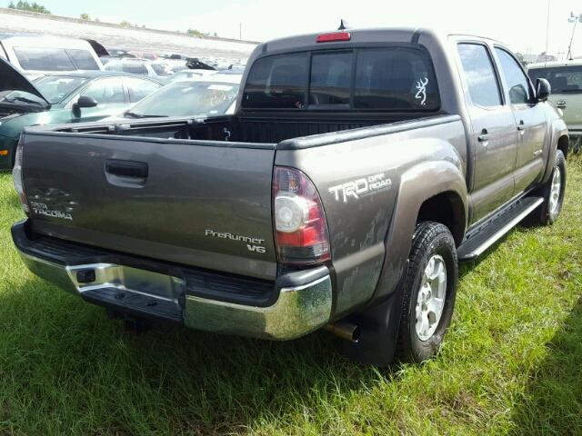 5TFJU4GN1CX017466 - 2012 TOYOTA TACOMA CHARCOAL photo 4