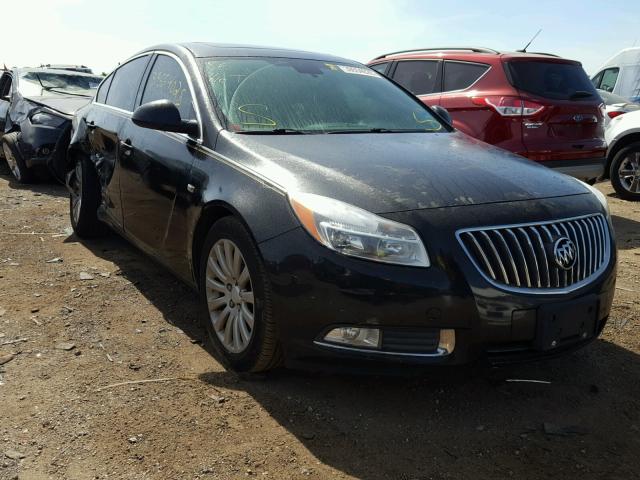 W04GW5EV0B1116899 - 2011 BUICK REGAL CXL BLACK photo 1