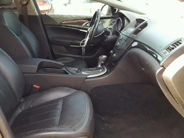 W04GW5EV0B1116899 - 2011 BUICK REGAL CXL BLACK photo 5