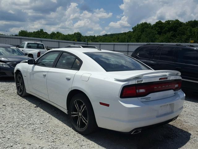 2C3CDXDT3EH114788 - 2014 DODGE CHARGER R/ WHITE photo 3