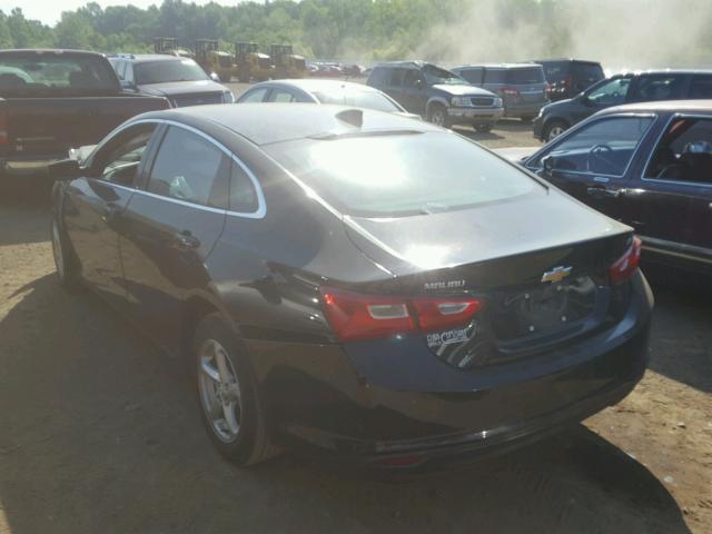 1G1ZB5ST1GF352218 - 2016 CHEVROLET MALIBU LS შავი ფოტო 3