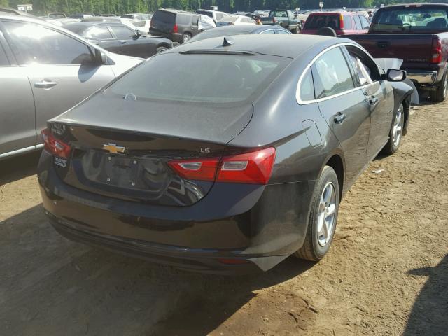1G1ZB5ST1GF352218 - 2016 CHEVROLET MALIBU LS შავი ფოტო 4