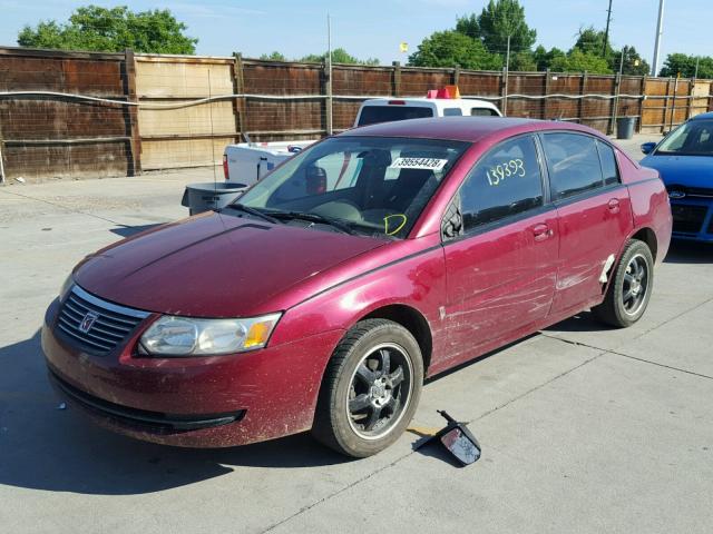 1G8AJ55F77Z107574 - 2007 SATURN ION LEVEL RED photo 2