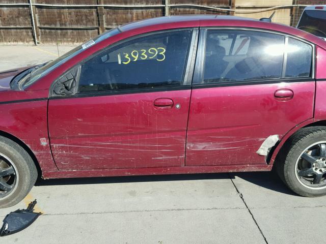 1G8AJ55F77Z107574 - 2007 SATURN ION LEVEL RED photo 9