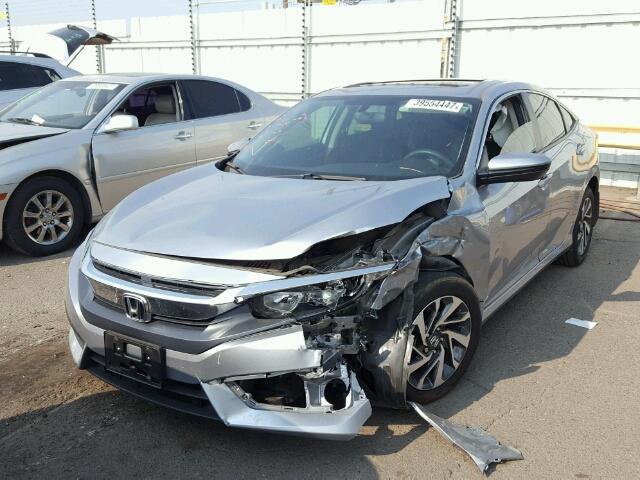 19XFC2F75GE038813 - 2016 HONDA CIVIC SILVER photo 2