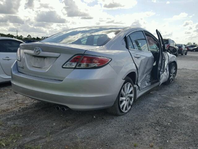 1YVHZ8DH4C5M37489 - 2012 MAZDA 6 I GRAY photo 4