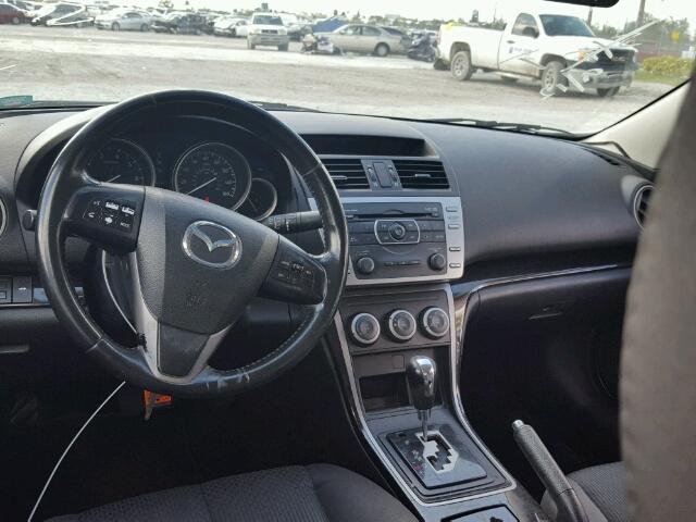 1YVHZ8DH4C5M37489 - 2012 MAZDA 6 I GRAY photo 9