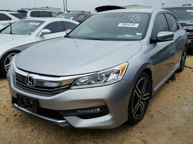 1HGCR2F53HA201643 - 2017 HONDA ACCORD SPO SILVER photo 2