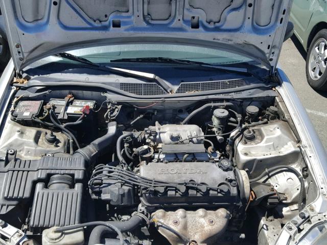 1HGEJ7122VL006790 - 1997 HONDA CIVIC HX SILVER photo 7