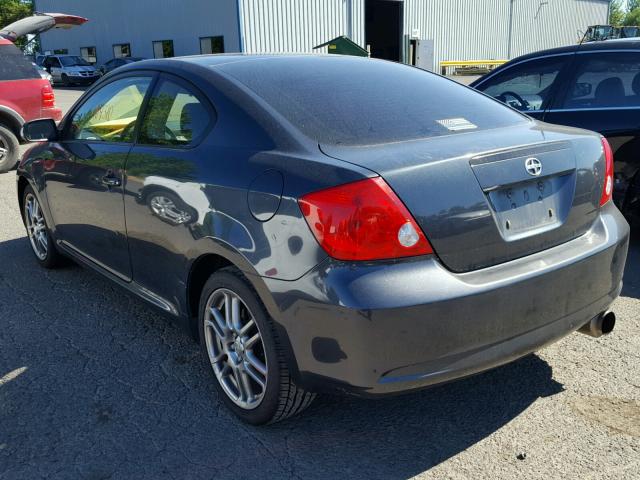 JTKDE177660074018 - 2006 TOYOTA SCION TC 灰色 照片 3
