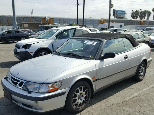 YS3DD78H1Y7004854 - 2000 SAAB 9-3 SILVER photo 2