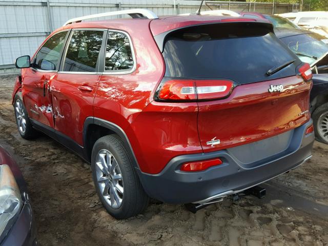 1C4PJLDS0FW696065 - 2015 JEEP CHEROKEE L RED photo 3