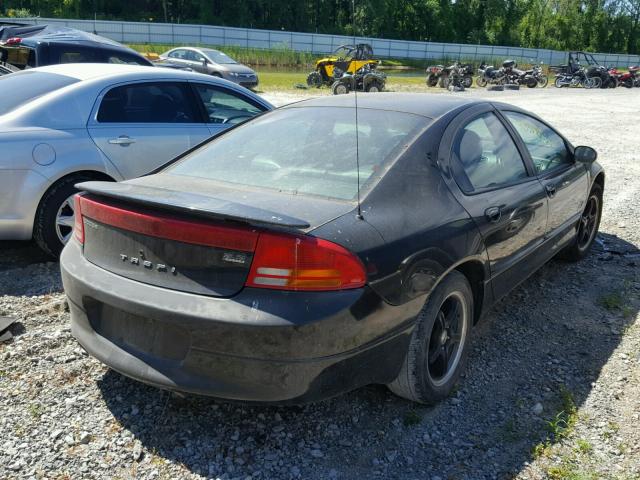 2B3HD76G42H261183 - 2002 DODGE INTREPID R BLACK photo 4