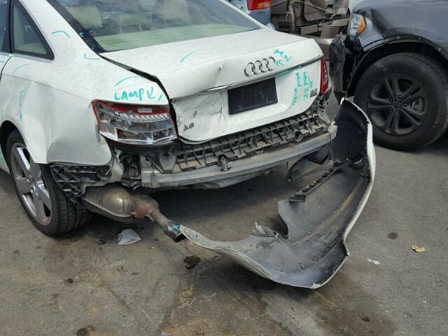 WAUBH74F46N123219 - 2006 AUDI A6 3.2 S WHITE photo 9