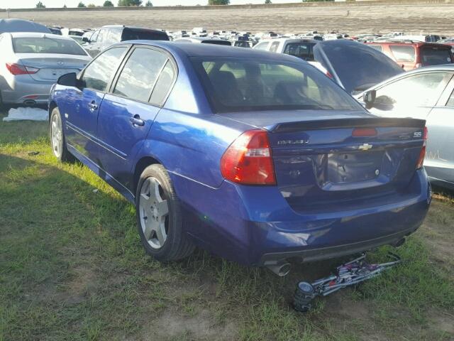 1G1ZW53126F187733 - 2006 CHEVROLET MALIBU SS 蓝色 照片 3