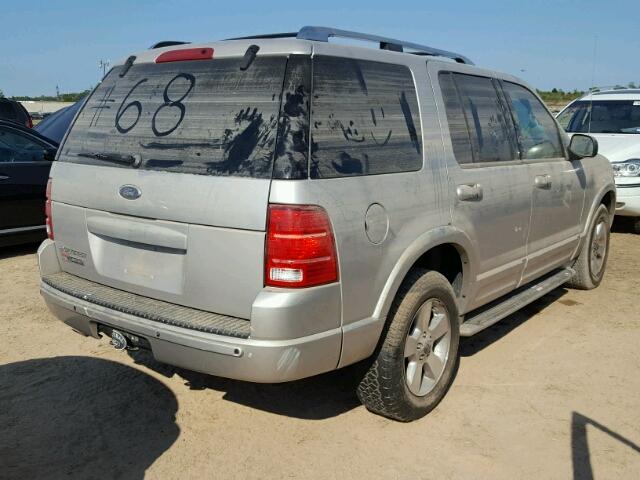 1FMZU65K33ZA87526 - 2003 FORD EXPLORER SILVER photo 4