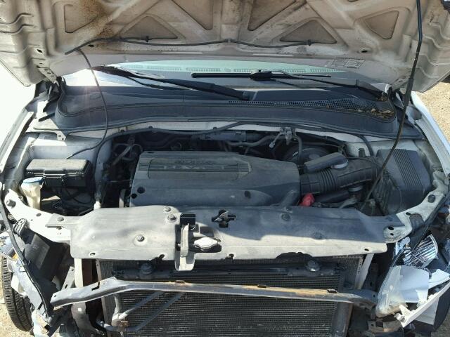 2HKYF18634H594530 - 2004 HONDA PILOT EXL WHITE photo 7