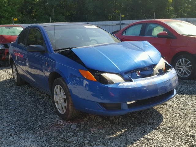1G8AM12F93Z200143 - 2003 SATURN ION LEVEL BLUE photo 1