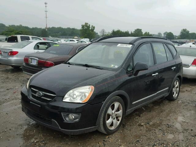 KNAFG526177114530 - 2007 KIA RONDO LX/E BLACK photo 2