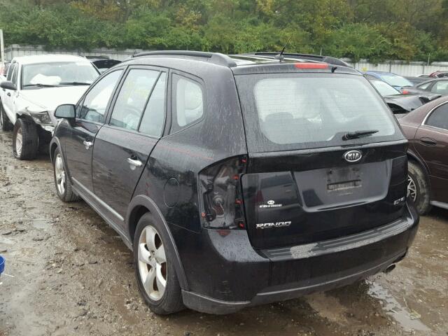 KNAFG526177114530 - 2007 KIA RONDO LX/E BLACK photo 3