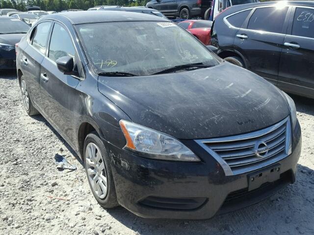 3N1AB7AP9DL792079 - 2013 NISSAN SENTRA BLACK photo 1