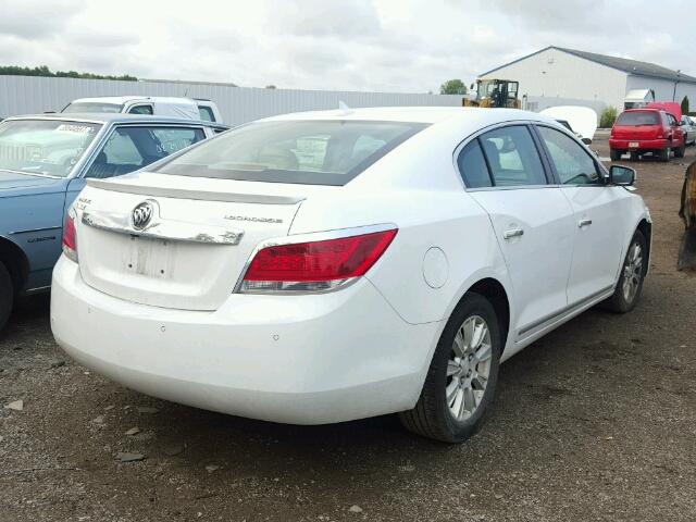 1G4GC5ER3DF128967 - 2013 BUICK LACROSSE WHITE photo 4