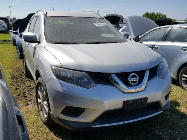 5N1AT2ML5FC878389 - 2015 NISSAN ROGUE SILVER photo 1