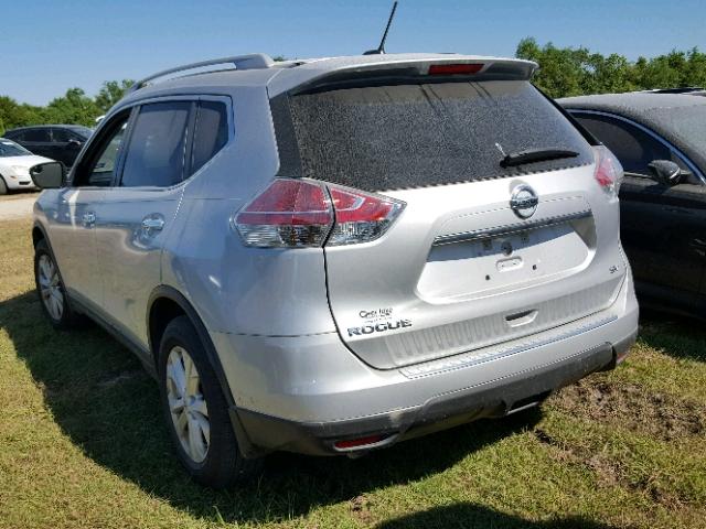 5N1AT2ML5FC878389 - 2015 NISSAN ROGUE SILVER photo 3