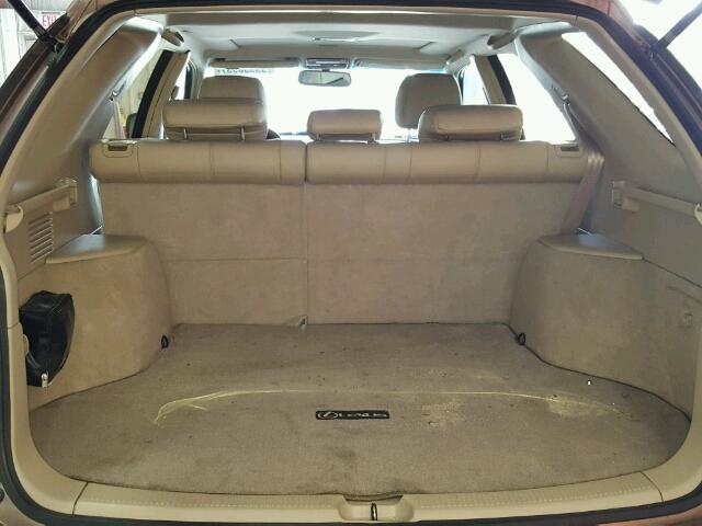 JT6HF10U3X0023445 - 1999 LEXUS RX 300 TAN photo 9