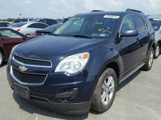 2GNALBEK1F6140230 - 2015 CHEVROLET EQUINOX LT BLUE photo 2