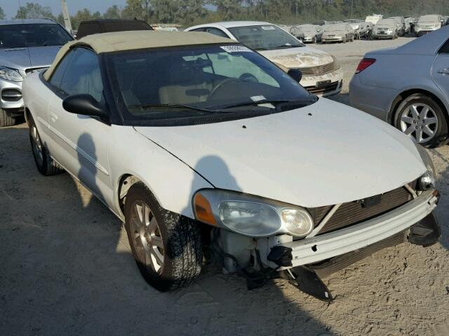 1C3EL75R54N411520 - 2004 CHRYSLER SEBRING GT WHITE photo 1