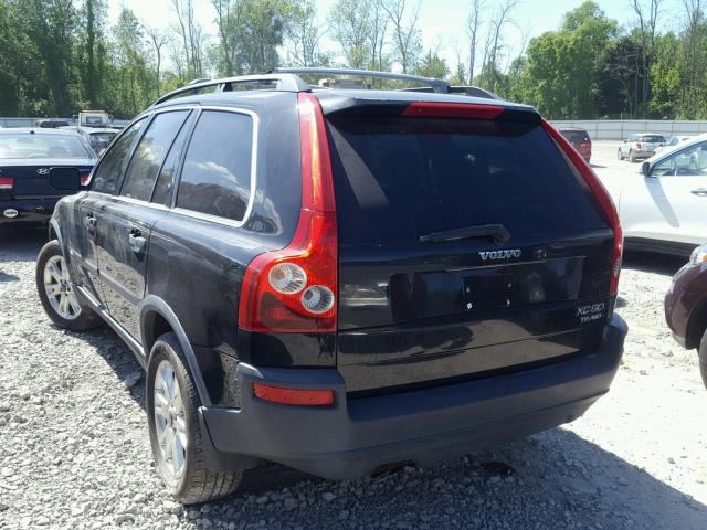 YV1CZ91H131020908 - 2003 VOLVO XC90 T6 BLACK photo 3