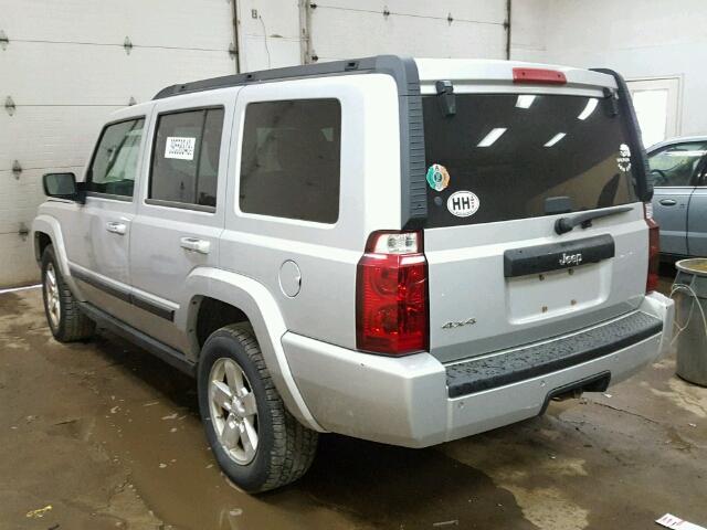 1J8HG48K67C527697 - 2007 JEEP COMMANDER ვერცხლისფერი ფოტო 3