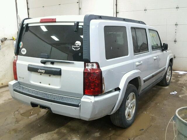 1J8HG48K67C527697 - 2007 JEEP COMMANDER ვერცხლისფერი ფოტო 4