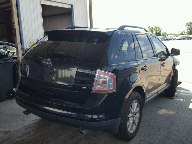 2FMDK38C79BA85762 - 2009 FORD EDGE SEL BLACK photo 4