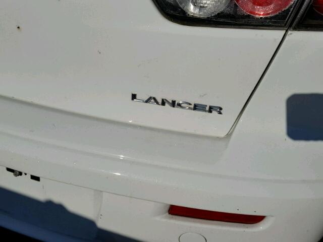 JA32U2FU1FU014315 - 2015 MITSUBISHI LANCER WHITE photo 9