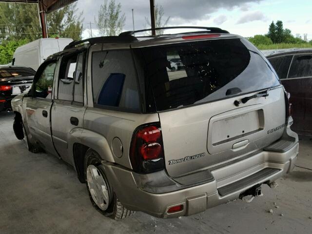 1GNDS13S522323103 - 2002 CHEVROLET TRAILBLAZE GRAY photo 3