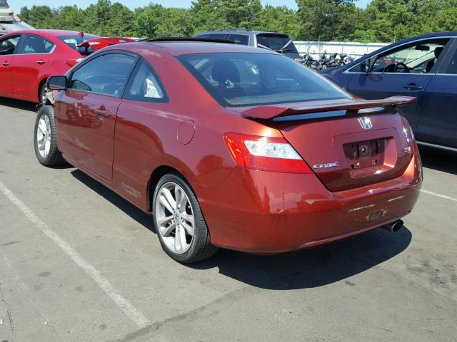 2HGFG21566H702566 - 2006 HONDA CIVIC SI RED photo 3