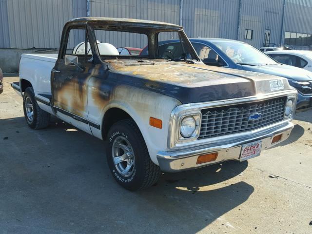 CCS1421114212 - 1972 CHEVROLET C10 WHITE photo 1