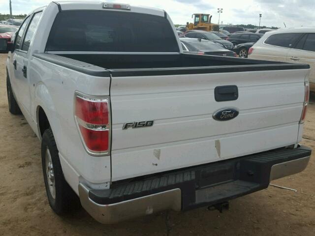 1FTRW12859KC17723 - 2009 FORD F150 SUPER WHITE photo 3