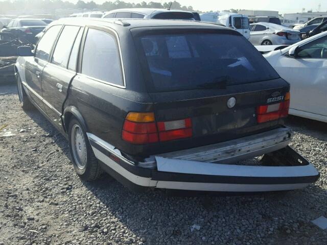 WBAHJ6310PGD22257 - 1993 BMW 525 IT AUT BLACK photo 3