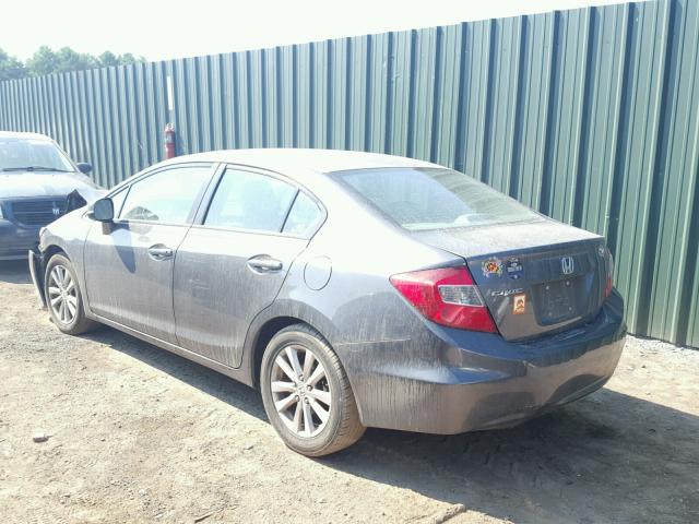 2HGFB2F96CH582578 - 2012 HONDA CIVIC EXL 石墨色 照片 3
