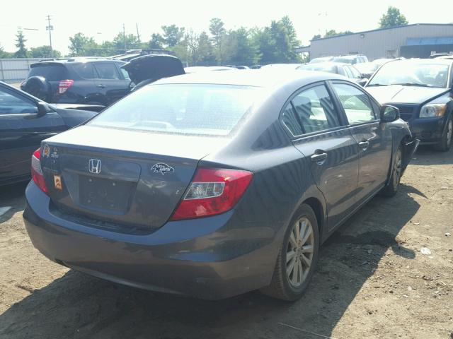 2HGFB2F96CH582578 - 2012 HONDA CIVIC EXL 石墨色 照片 4