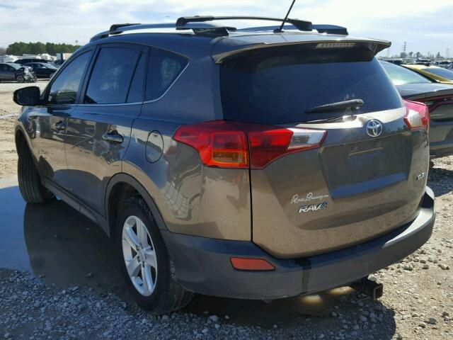 JTMWFREV2D5002374 - 2013 TOYOTA RAV4 BROWN photo 3