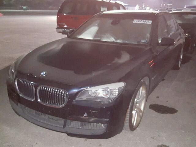 WBAKB8C53CDX20718 - 2012 BMW 750LI BLUE photo 2